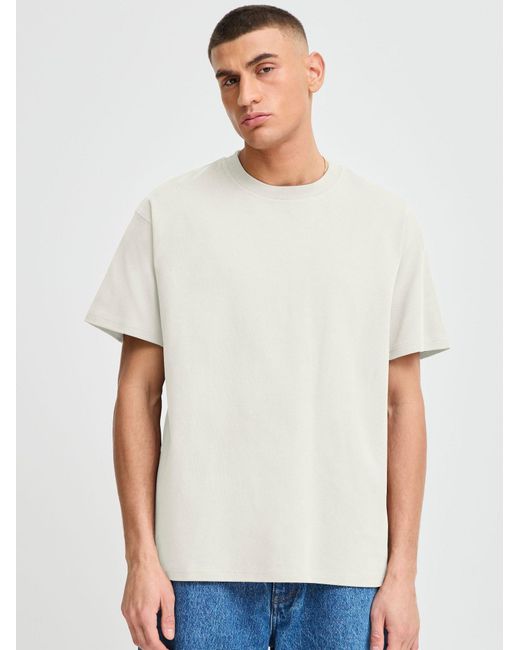 Solid Kurzarmshirt Sddanton in White für Herren