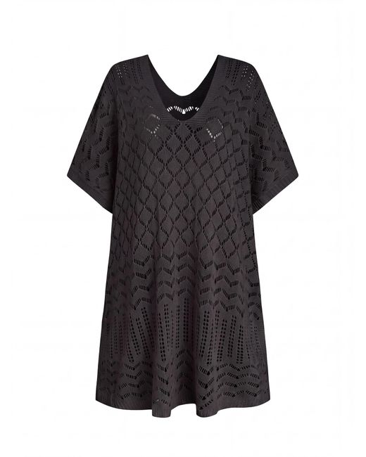 CUPSHE Black Strandkleid