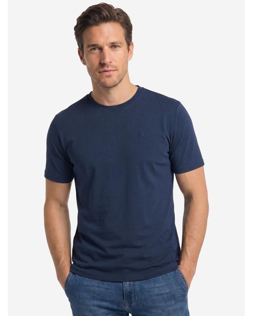 Redmond Shirt Basic in Blue für Herren