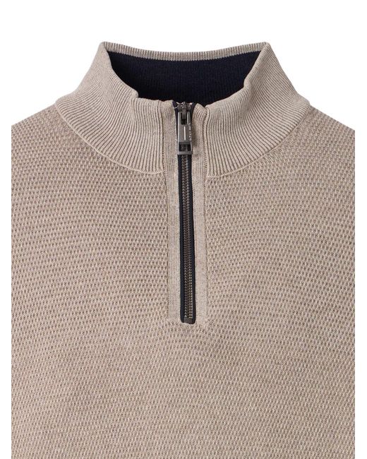 CASA MODA Pullover Basic in Natural für Herren