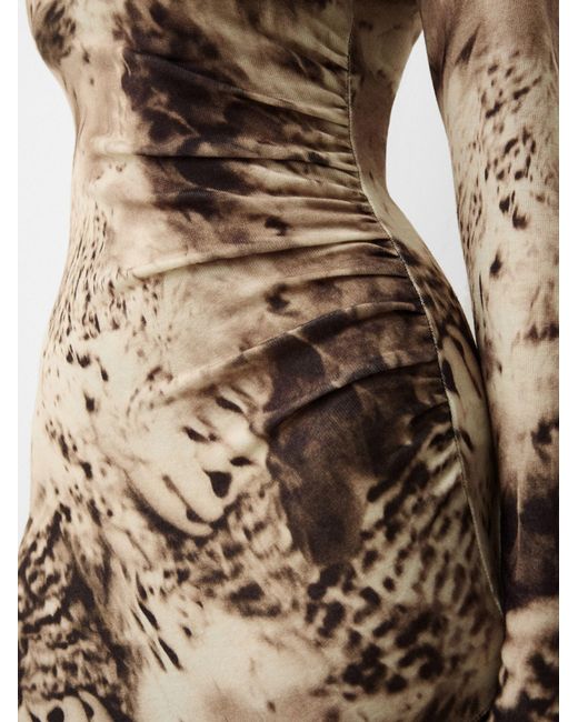 Bershka Natural Kleid