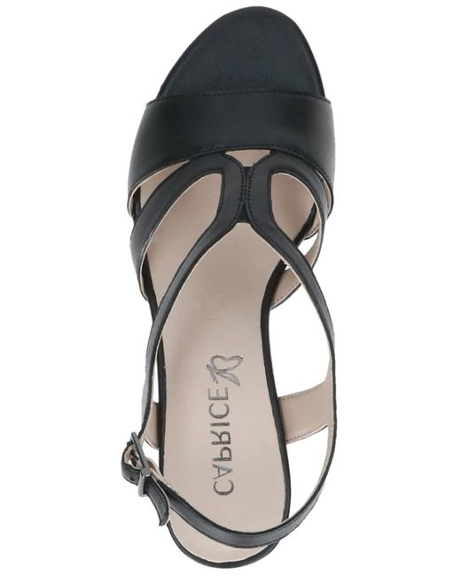 Caprice Black Sandale