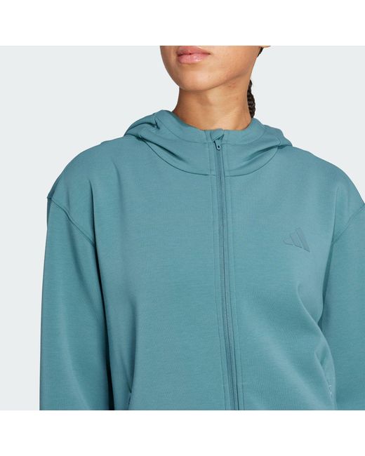 Adidas Originals Blue Sportsweatjacke 'Designed 4 Training'