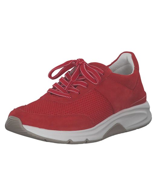 Gabor Red Sneaker Rolling Soft