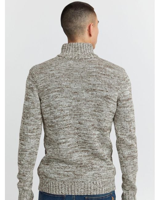 Solid Strickpullover Pankraz in Gray für Herren