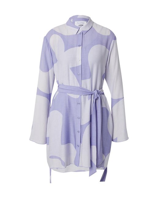 florence by mills exclusive for ABOUT YOU Blue Kleid 'Golden Leaf'
