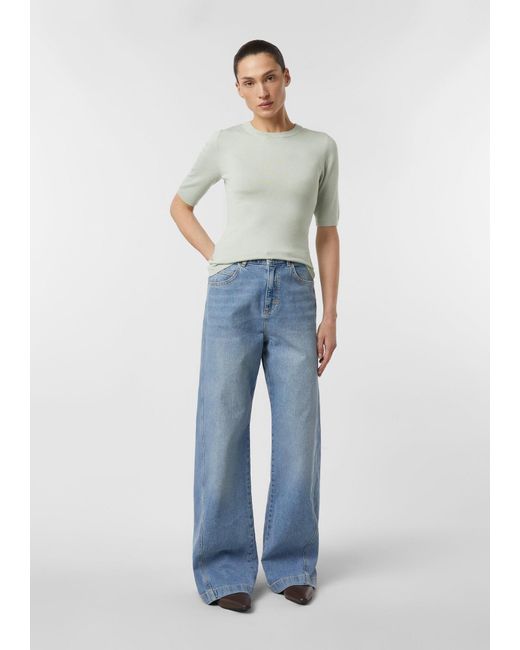Comma, White Strickpullover