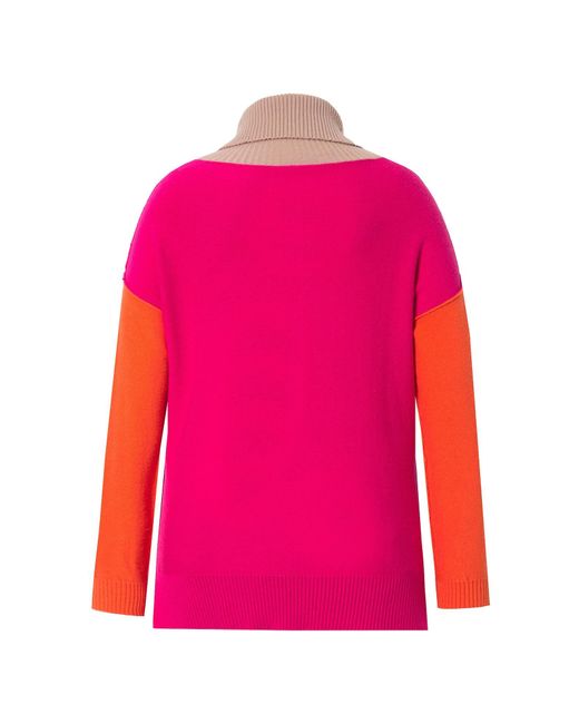 MIAMODA Orange Pullover