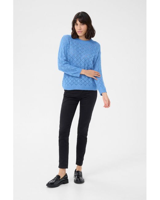 Kaffe Blue Pullover Kanika