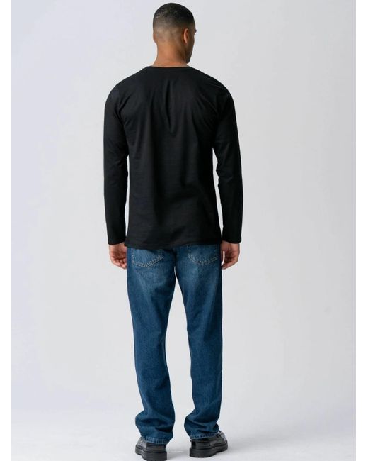 TeeShoppen T-Shirt Basic Long in Blue für Herren