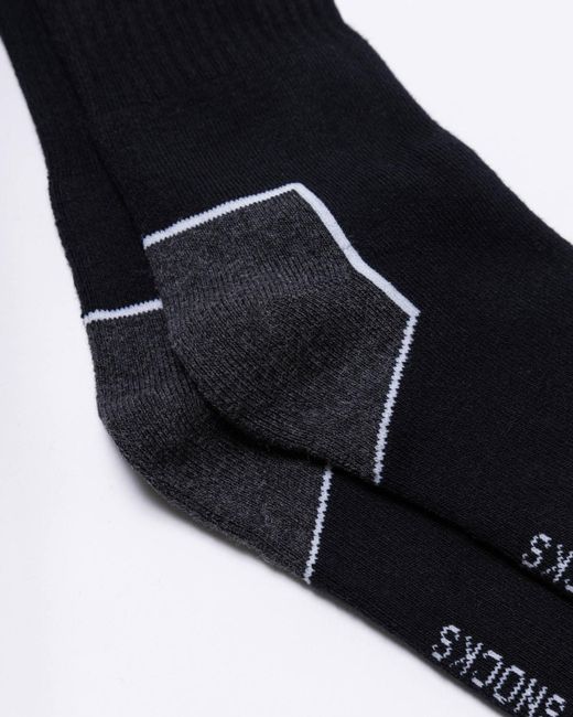 Snocks Black Socken
