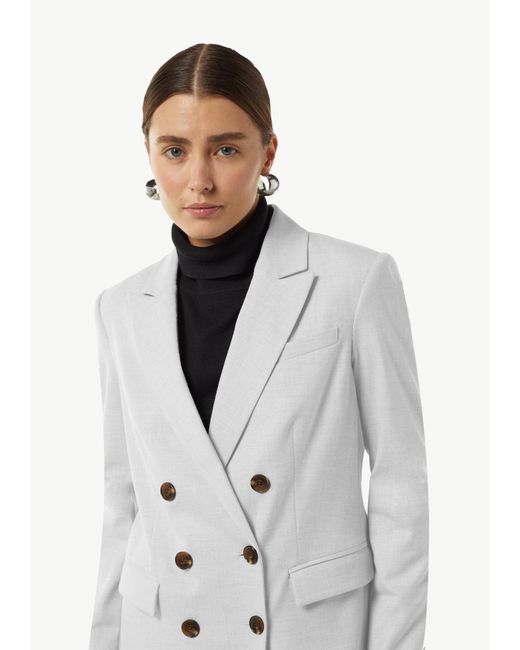 Comma, White Blazer