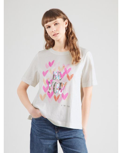 Cartoon White T-Shirt