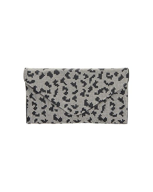faina Gray Clutch
