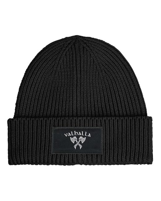 Neverless Mütze Valhalla in Black für Herren