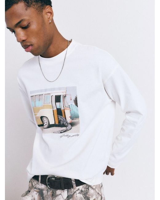 Pull&Bear Shirt in White für Herren