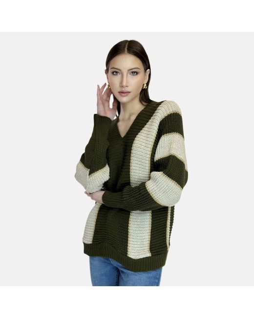 Elara Green Pullover