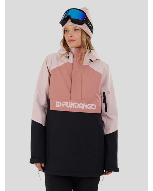 Fundango Pink Winterjacke Birch Eco Logo Anorak