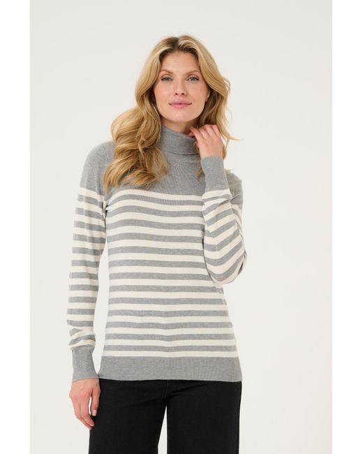 Kaffe Gray Pullover Ka Lizza