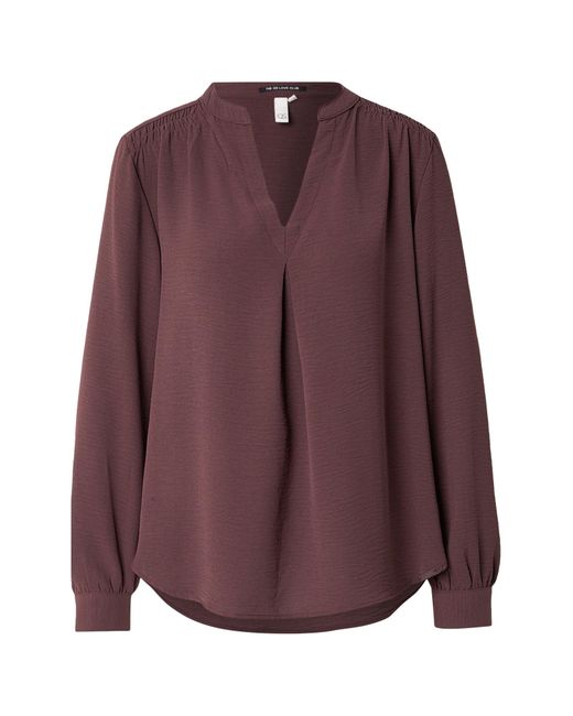 QS Purple Bluse