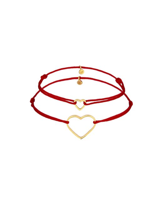 Elli Jewelry Red Schmuckset