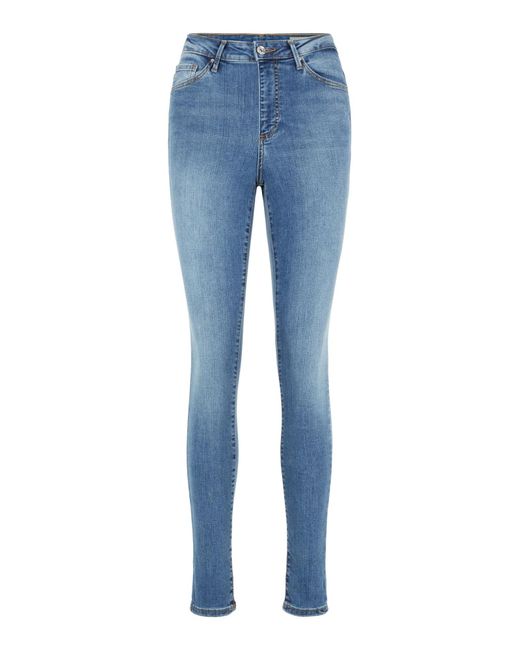Vero Moda Blue Vmsophia high waist skinny fit jeans