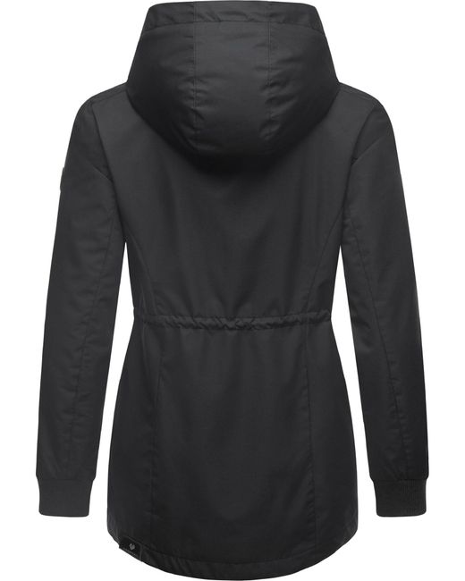 Ragwear Black Funktionsjacke 'Dowey'