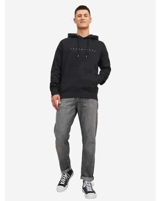 Jack & Jones Sweatshirt Star in Black für Herren