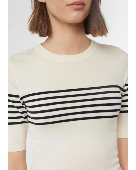 Comma, White Strickpullover