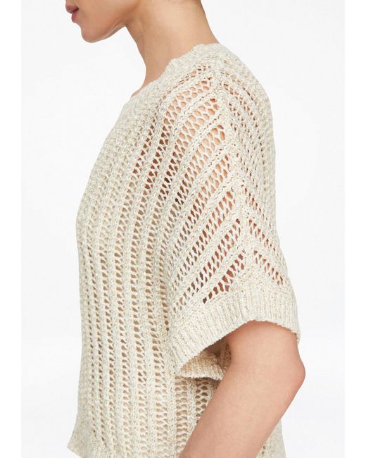 Comma, White Pullover
