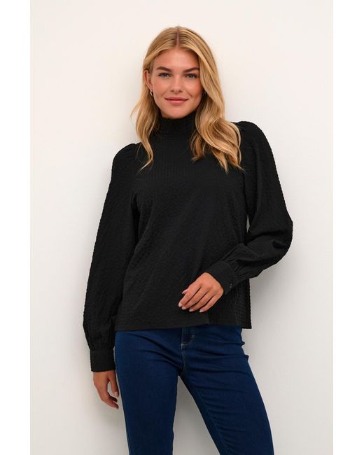 Kaffe Black Bluse Ditte