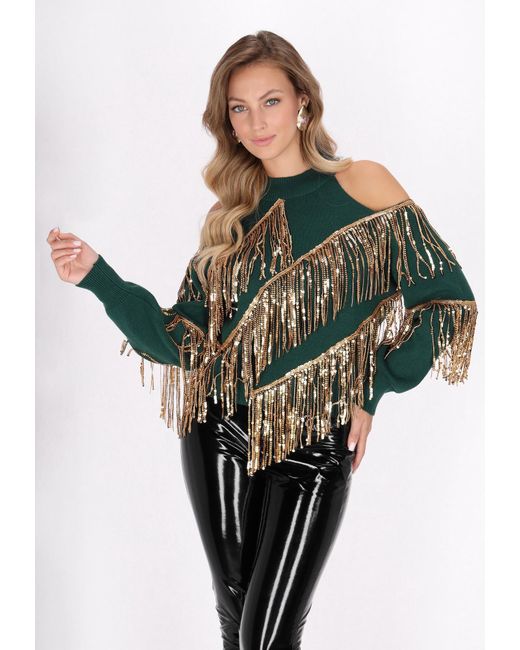 faina Green Pullover