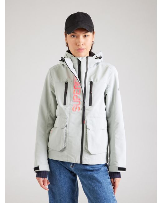 Superdry White Jacke 'Ultimate Tech'