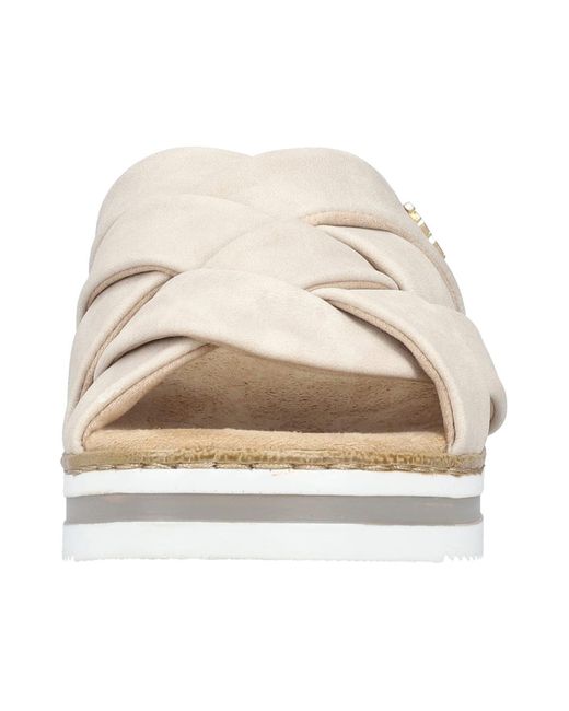 Rieker White Pantolette