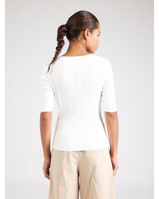 Comma, White Pullover