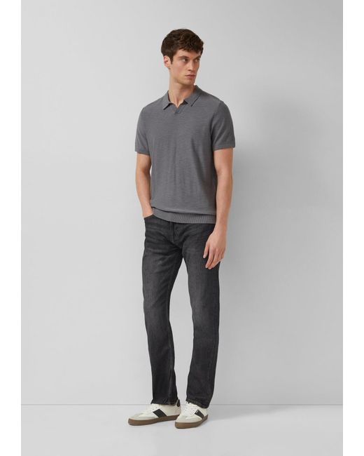 S.oliver Strickpullover in Gray für Herren