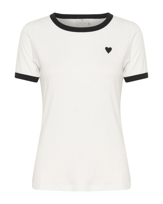 Kaffe White T-Shirt 'Kalilian'