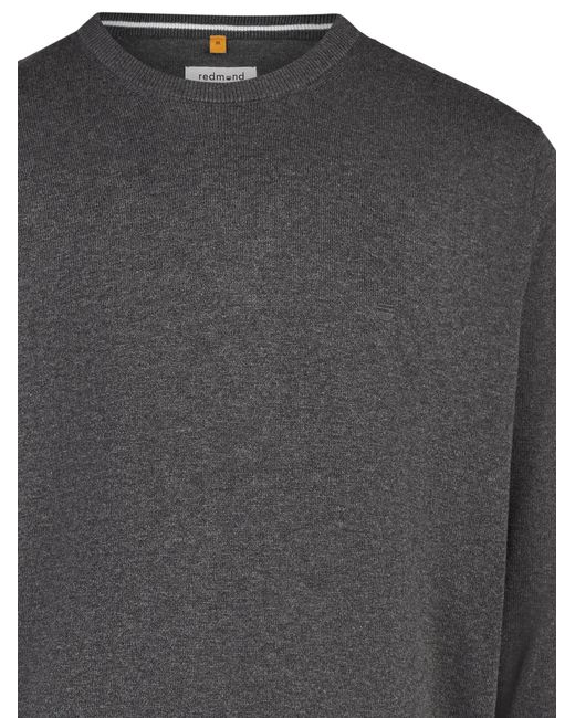 Redmond Pullover Basic in Red für Herren