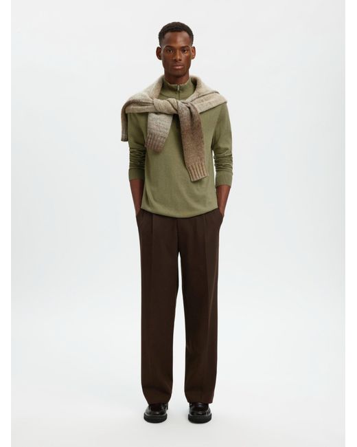 SELECTED Pullover Slhberg in Green für Herren