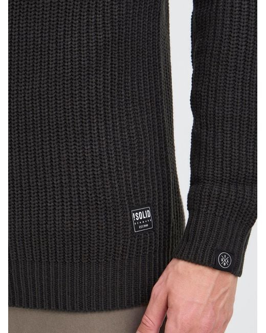 Solid Pullover Sdarian in Black für Herren