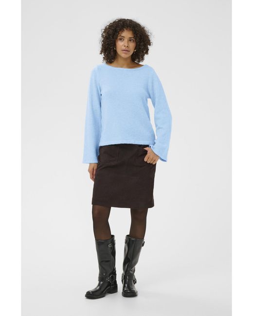 Kaffe Blue Strickpullover Kajolanda