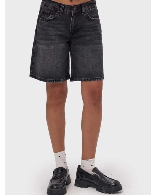 its basic Blue Its Basic Jeans Elasticated Baggy Denim Short