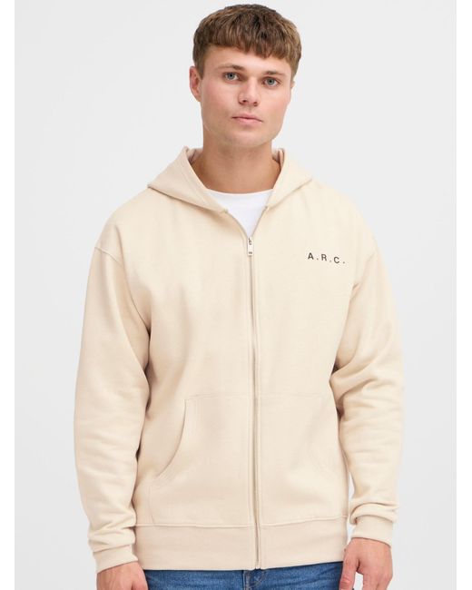 Solid Sweatjacke Sdhenne in Natural für Herren