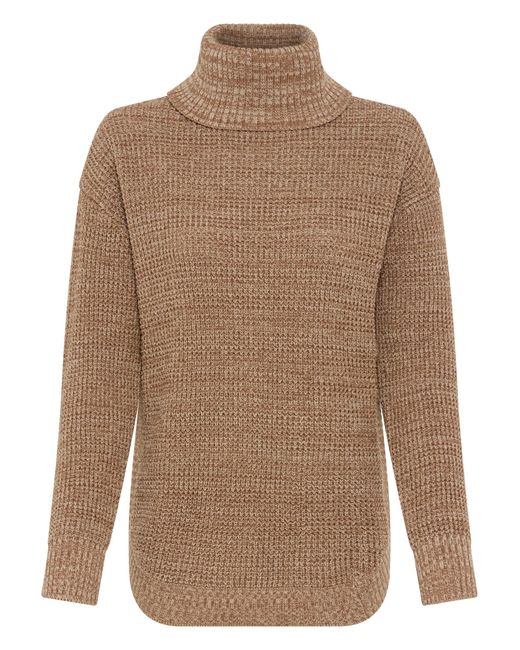 Laura Scott Brown Pullover