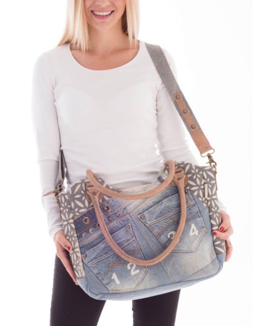 Sunsa Blue Shopper