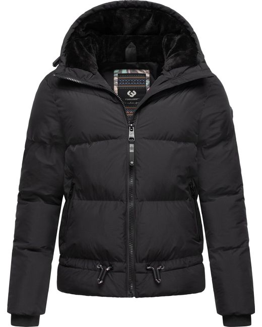 Ragwear Black Funktionsjacke 'Briony'