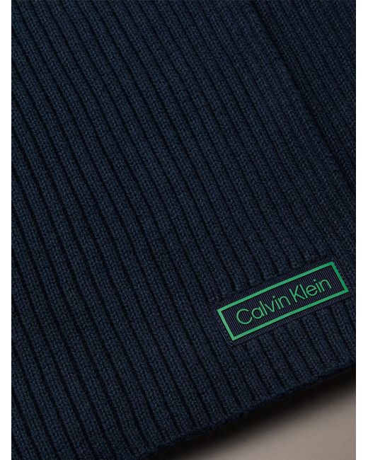 Calvin Klein Blue Schal