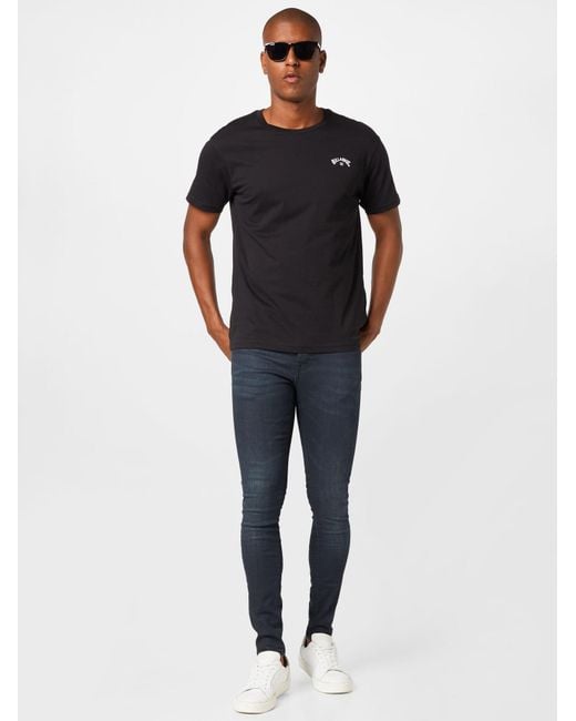 Billabong T-Shirt Arch Wave in Black für Herren