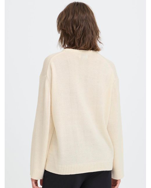 Oxmo White Strickpullover