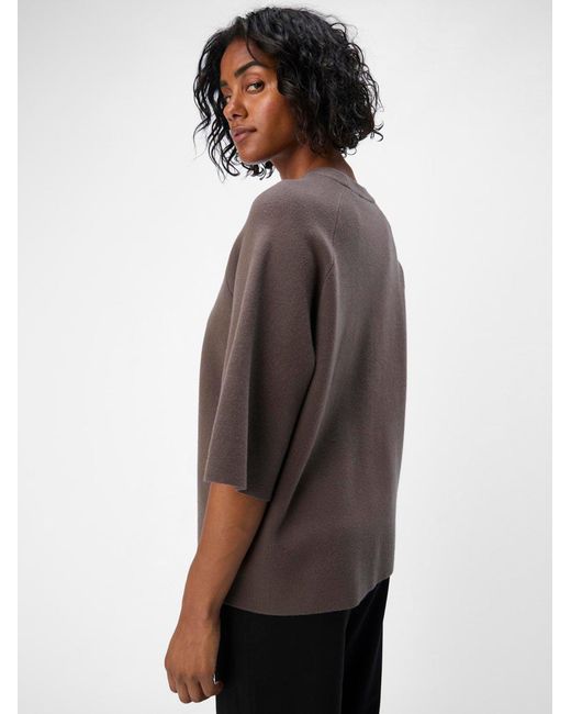 Object Brown Pullover Objreynard